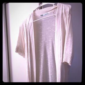 Short sleeved cardigan